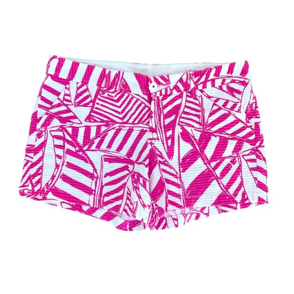 Lilly Pulitzer The Callahan Short Capri Pink Yacht Sea Size 14 - Picture 1 of 5